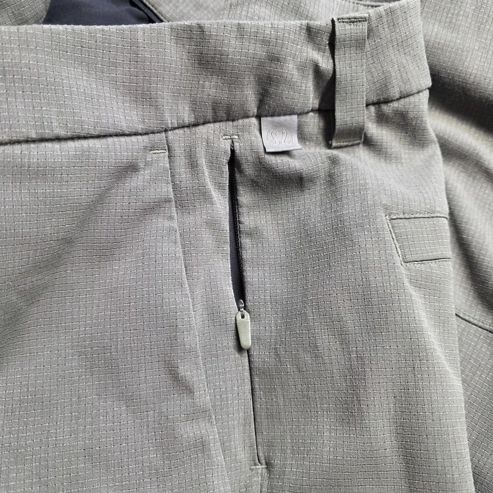 Lululemon Commission Slim Fit Pant Men 34 Sage Green 32 Inseam Olive Khaki Green